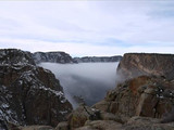 Inversion over Painted Wall, Black Canyon of the Gunnison National Park, 2013.